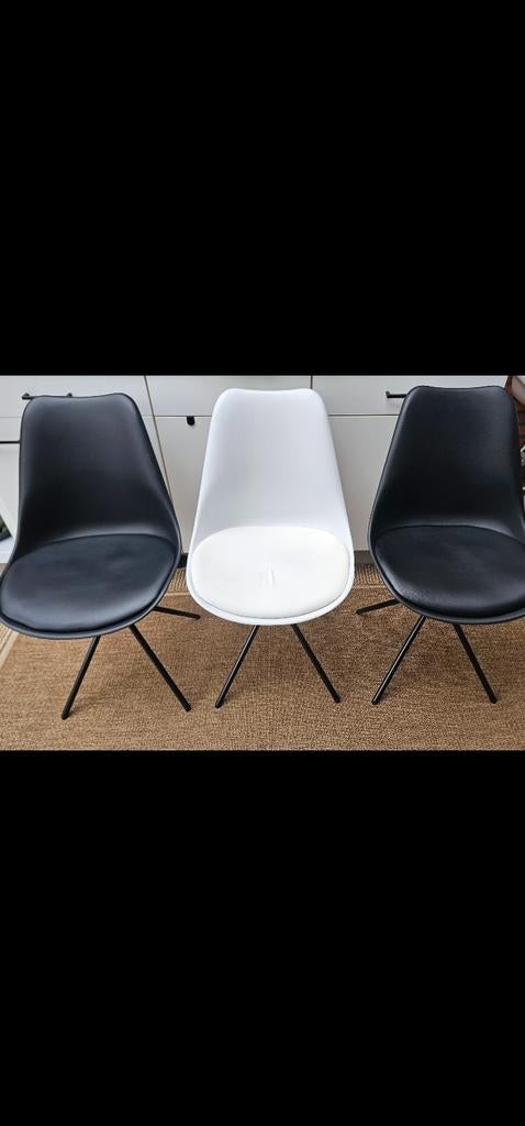 3 kuipstoelen zgan, Ophalen, Zo goed als nieuw, Twee