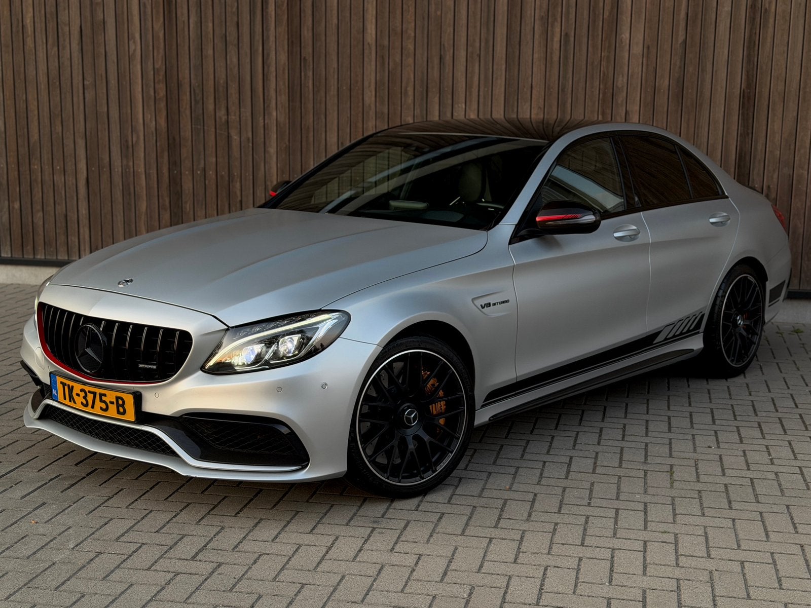 Mercedes-Benz C63 AMG S - Keram - Kuip - Burm - HUD - Carbon, Auto's, Automaat, Achterwielaandrijving, 510 pk, Leder