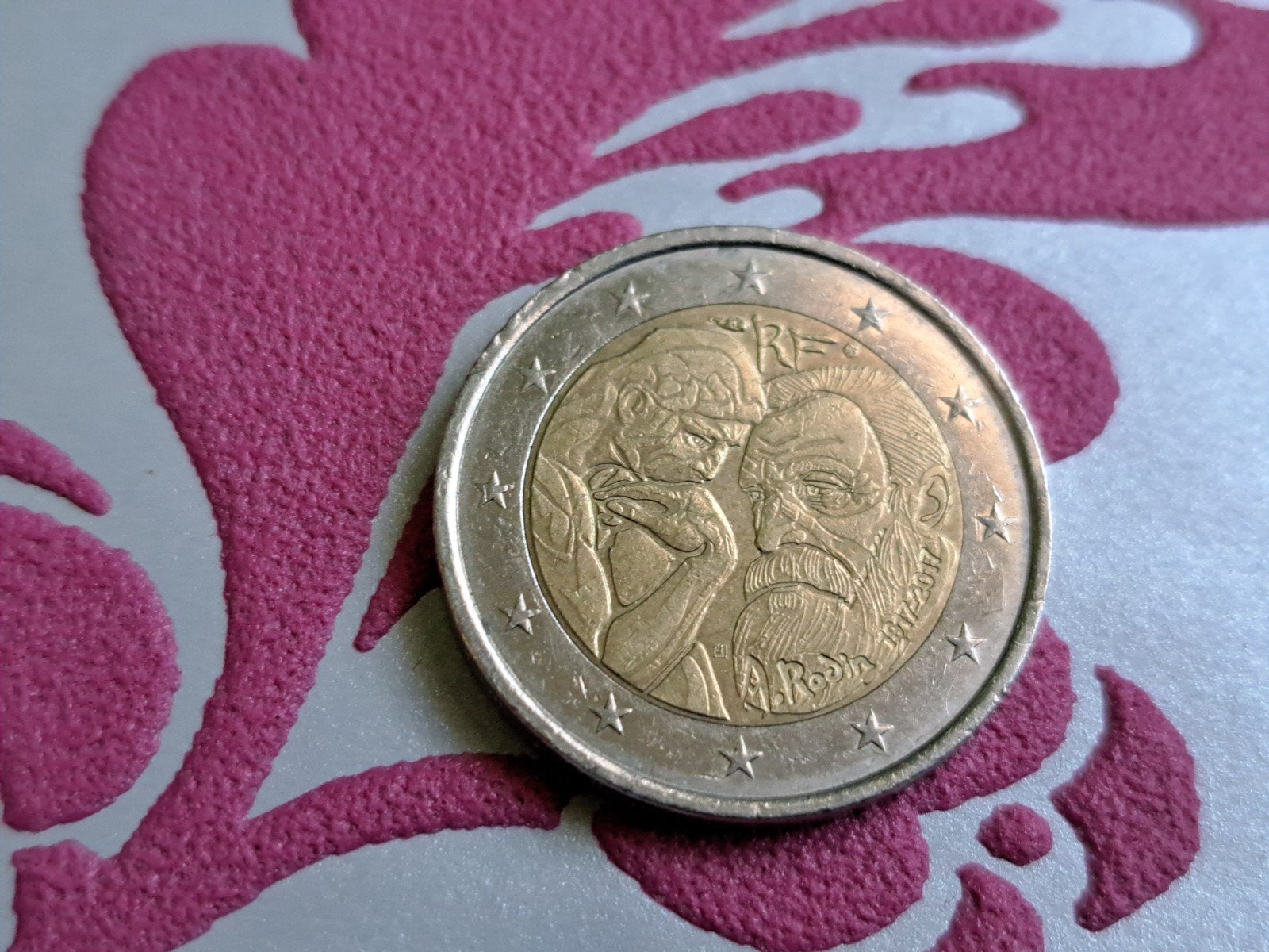 2 euro cc Frankrijk Auguste Rodin 2017, Postzegels en Munten, Munten | Europa | Euromunten, Ophalen of Verzenden, Frankrijk, 2 euro