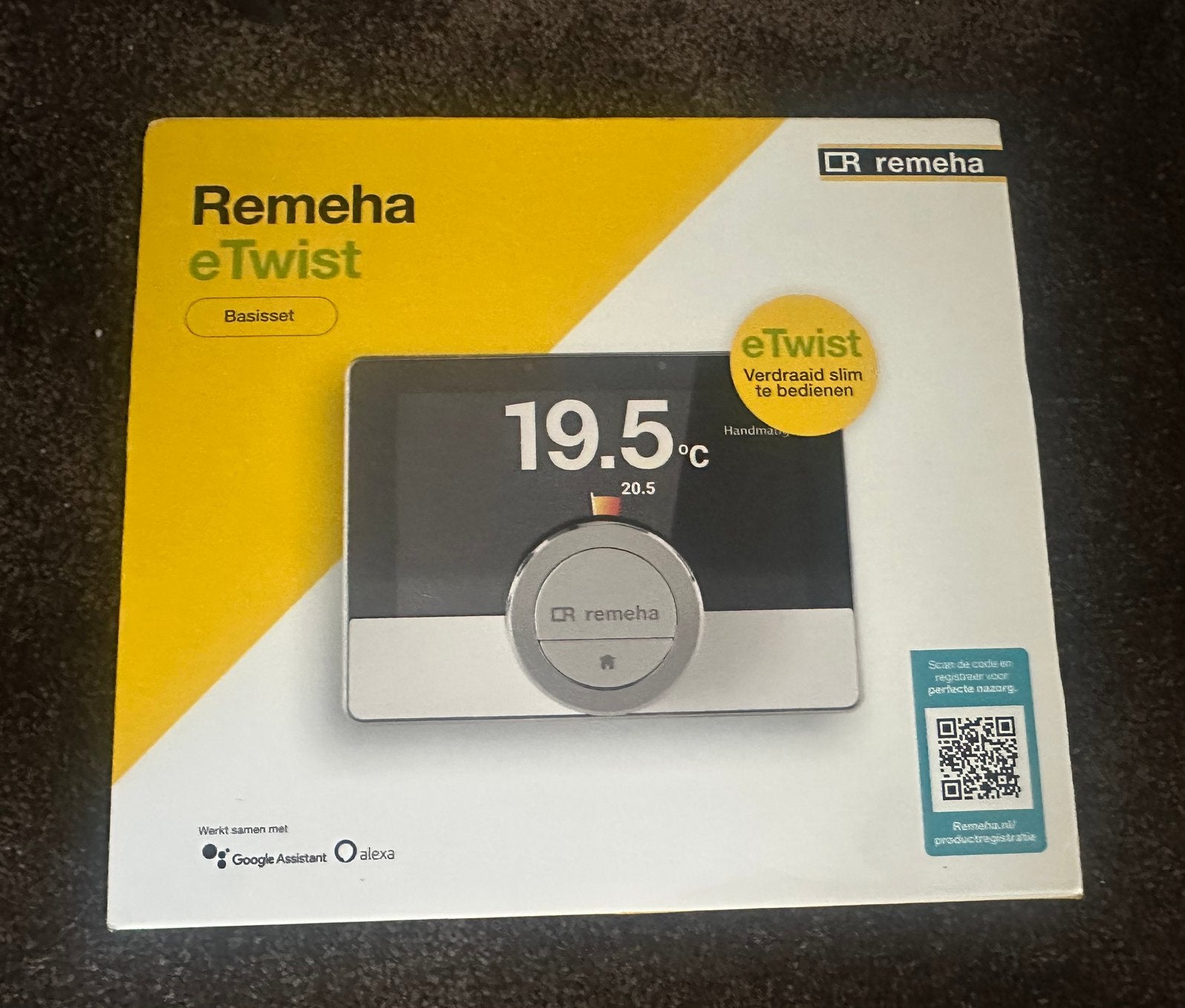 NIEUW Remeha eTwist thermostaat, Doe-het-zelf en Verbouw, Ophalen of Verzenden, Nieuw