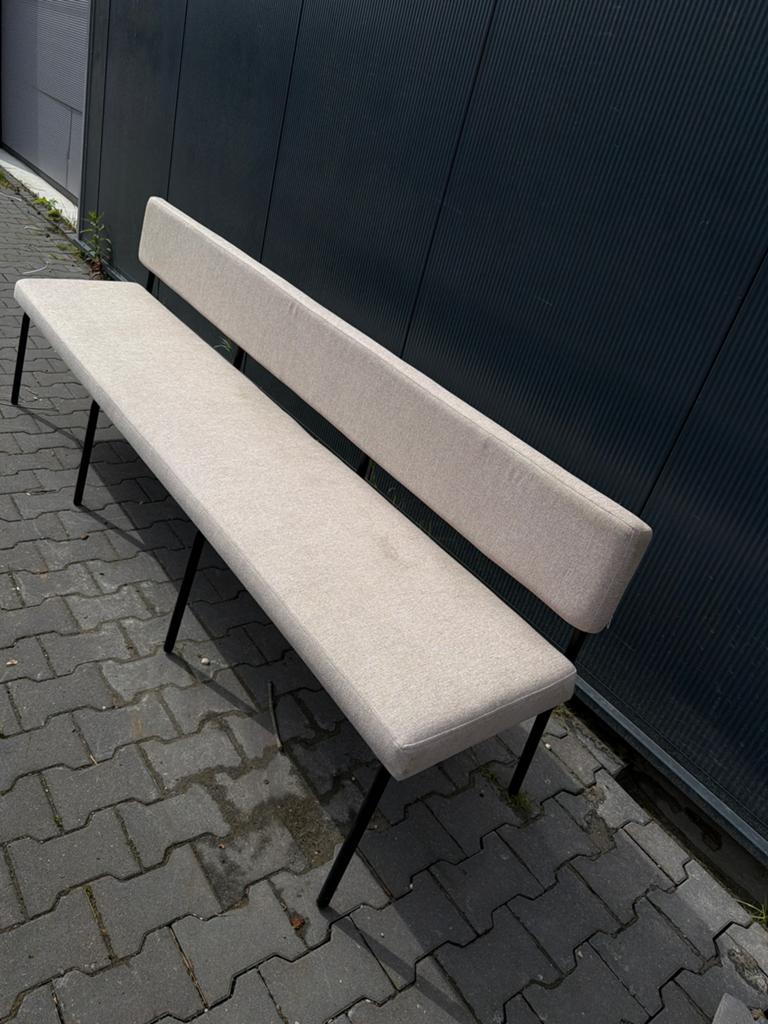 Warm beige eetkamerbank, Ophalen, Zo goed als nieuw