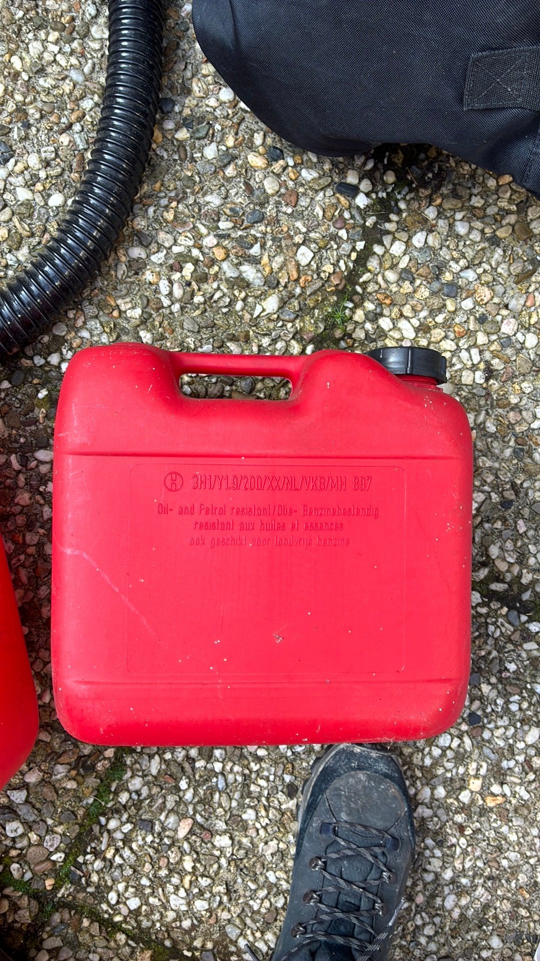 Jerrycan voor brandstof 20 ltr en 10 ltr., Ophalen, Gebruikt