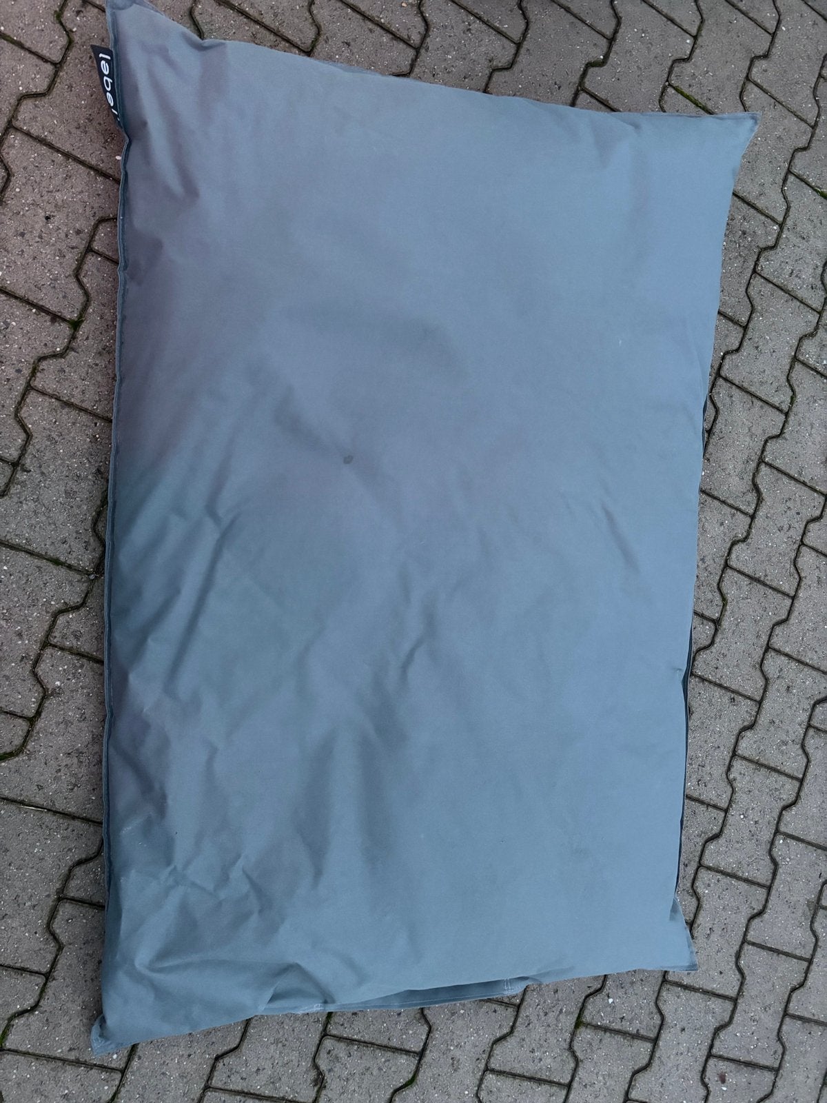 Lebel Zitzak 100x145cm, Huis en Inrichting, Zitzakken, Ophalen, Gebruikt, Grijs, Zitzak
