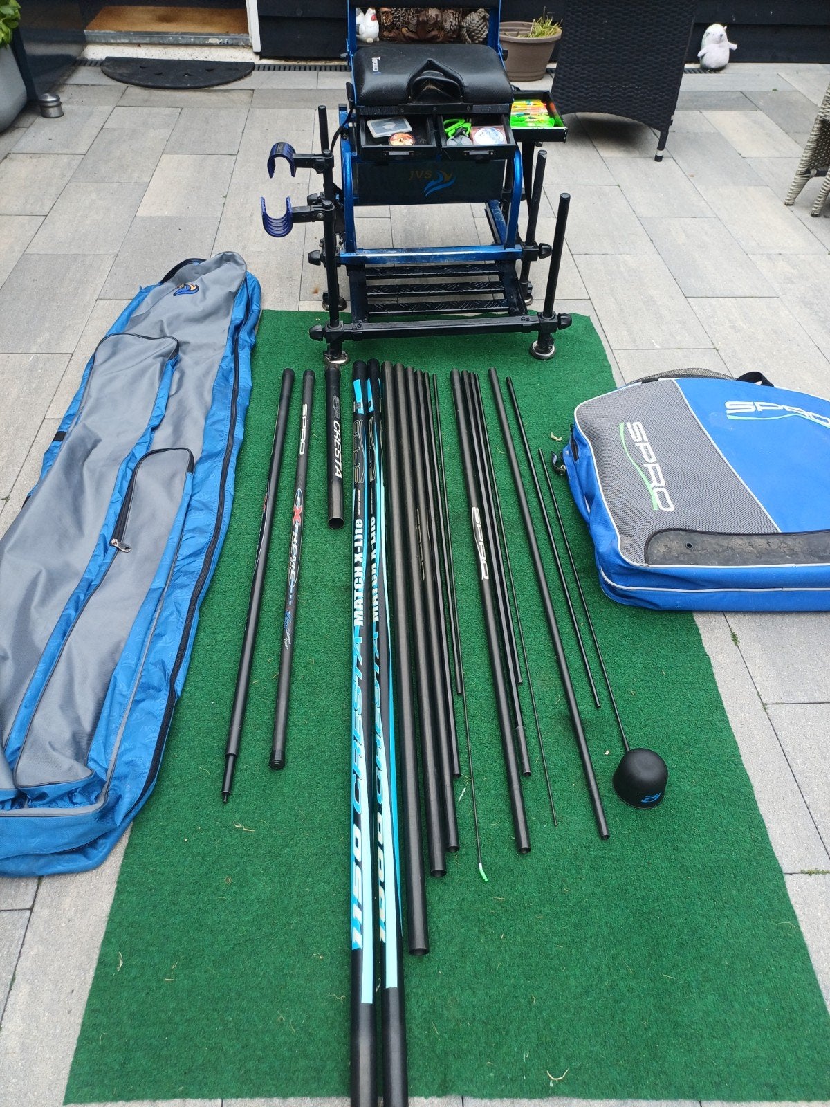 CRESTA SPRO compleet set, Watersport en Boten, Hengelsport | Witvissen, Zo goed als nieuw, Complete set, Ophalen
