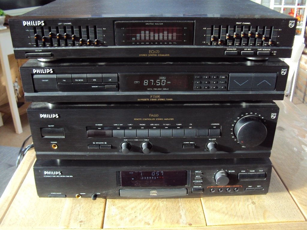 Philips FA 660.  FT 690.  EQ 670.  CDR 870., Ophalen, Philips, Gebruikt, Losse componenten