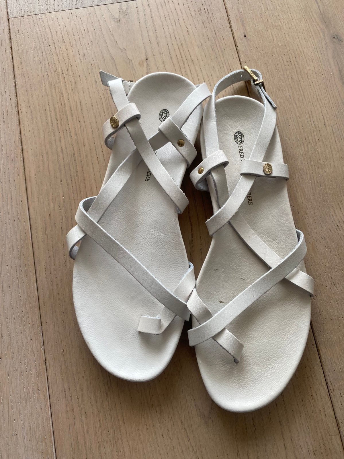 Fred de la bretoniere 39 nieuw, Wit, Nieuw, Sandalen of Muiltjes, Ophalen of Verzenden