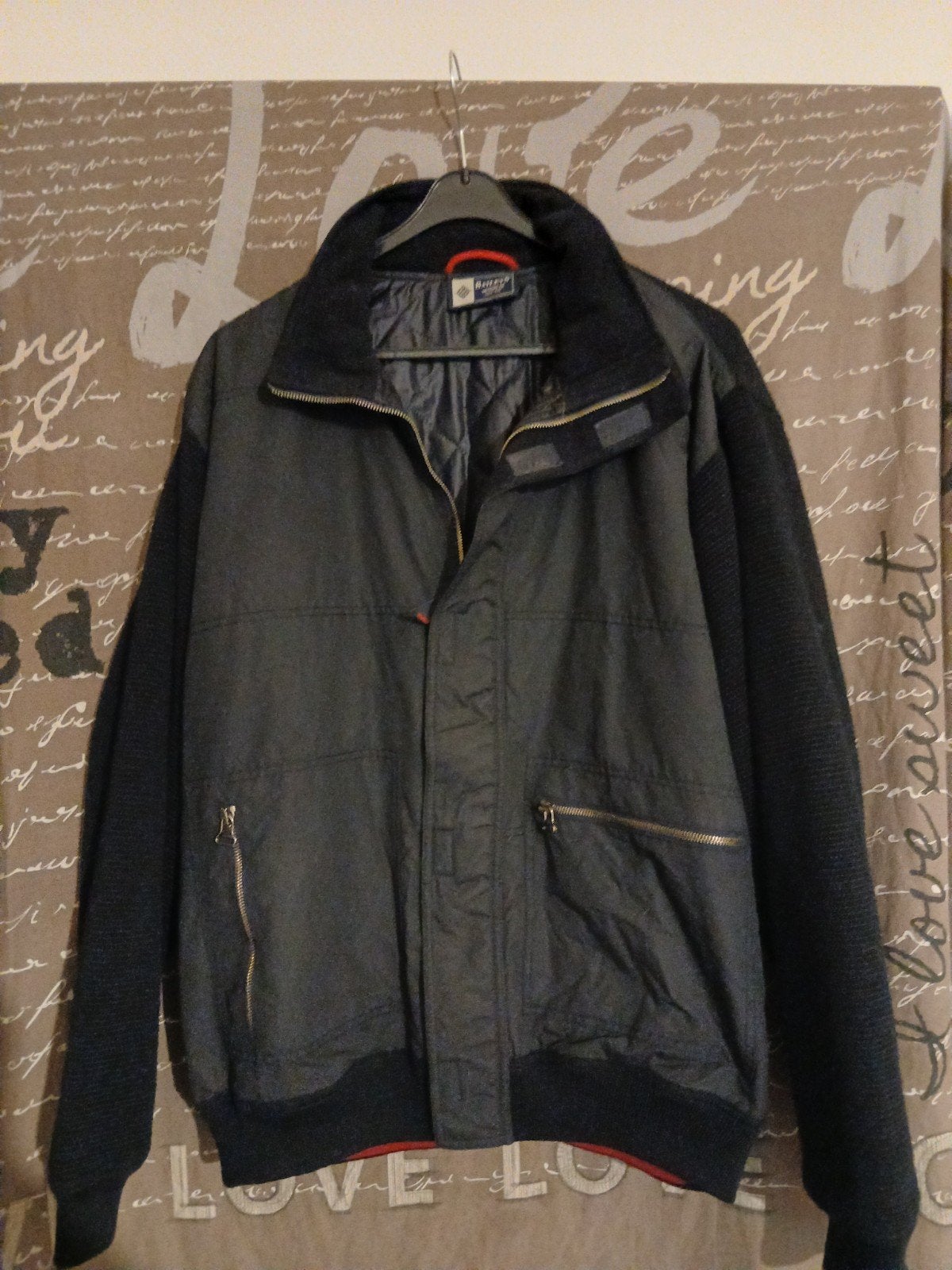 Baileys Heren Jas - Maat L - Zwart/Grijs, Kleding | Heren, Jassen | Winter, Maat 52/54 (L), Zwart, Baileys, Ophalen of Verzenden