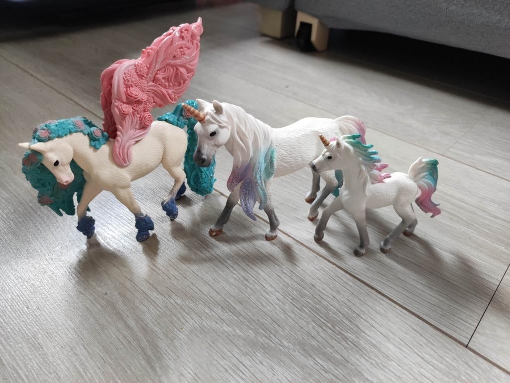 Schleich Fantasie Paarden Set - Eenhoorns & Pegasus, Ophalen of Verzenden, Gebruikt, Jongen of Meisje