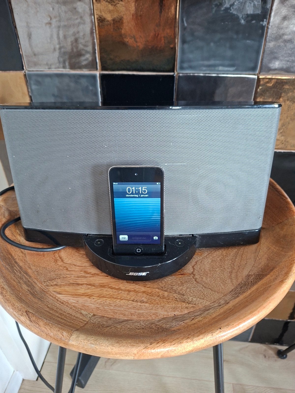 Bose SoundDock Portable met iPod Classic, Gebruikt, Inclusief oplader, Ophalen of Verzenden, Draagbare speaker