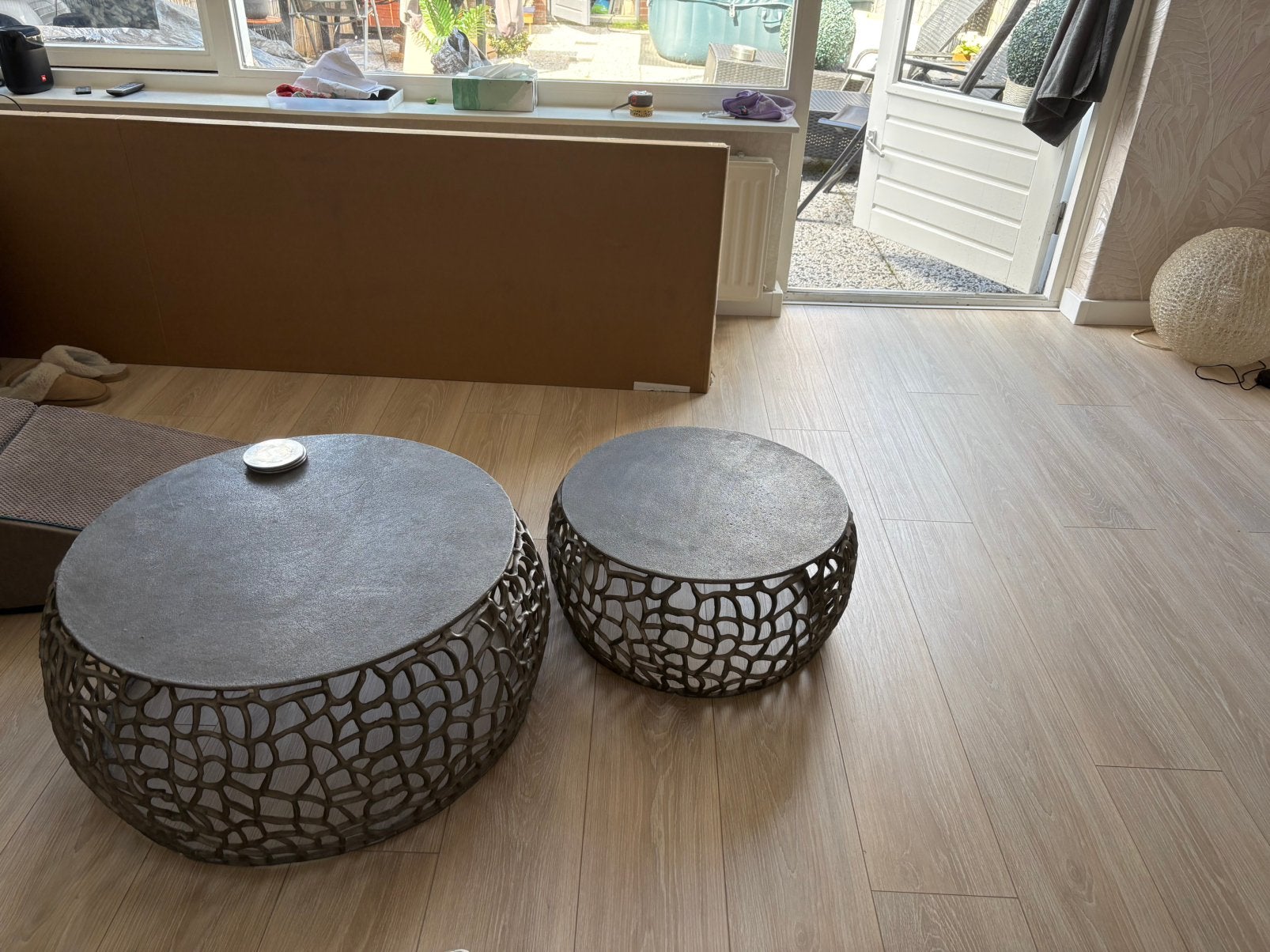 Salontafels, Ophalen, Zo goed als nieuw, Rond, 50 tot 100 cm