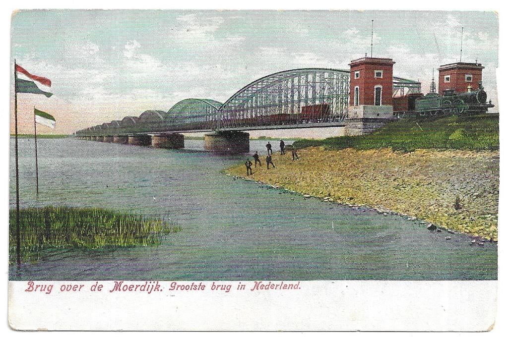 AK Moerdijk - Brug over de Moerdijk, Grootste Brug., Verzenden, Voor 1920, Ongelopen, Noord-Brabant