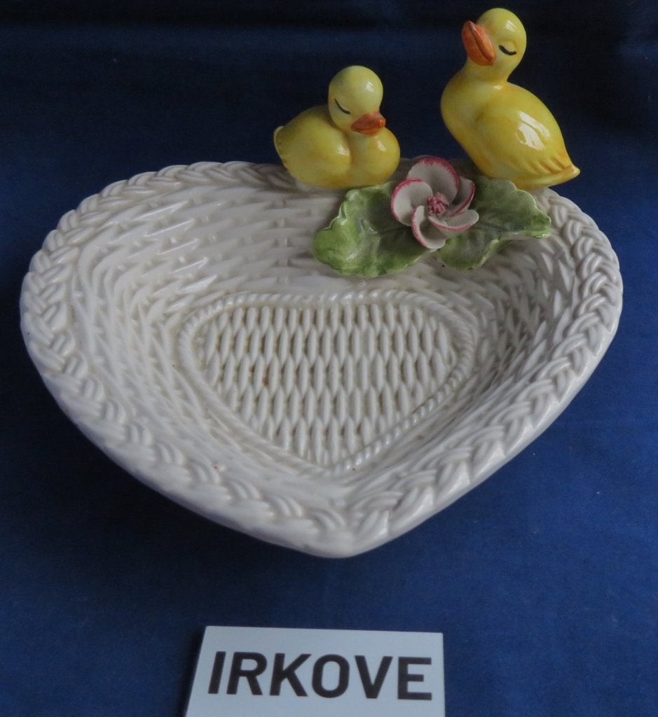 LIEF BAKJE MET EENDJES * Keramiek *, Verzenden
