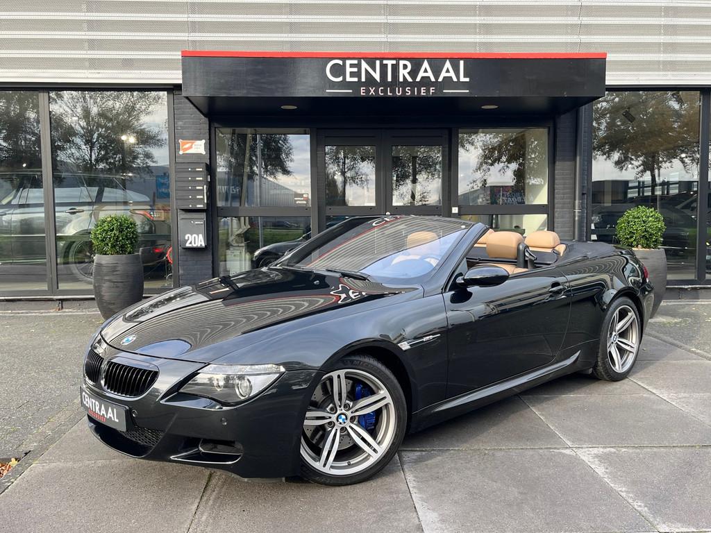 BMW 6-serie Cabrio M6|Head-Up|Memory|Keyless|Pdc|Leder|Stoel, Auto's, BMW, Automaat, Achterwielaandrijving, Gebruikt, Beige