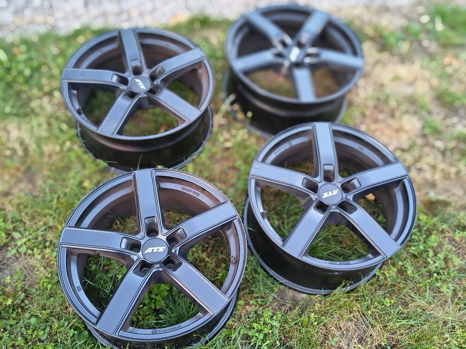 Zwarte ATS velgen, Auto-onderdelen, Banden en Velgen, Ophalen, 18 inch, Velg(en), Zomerbanden