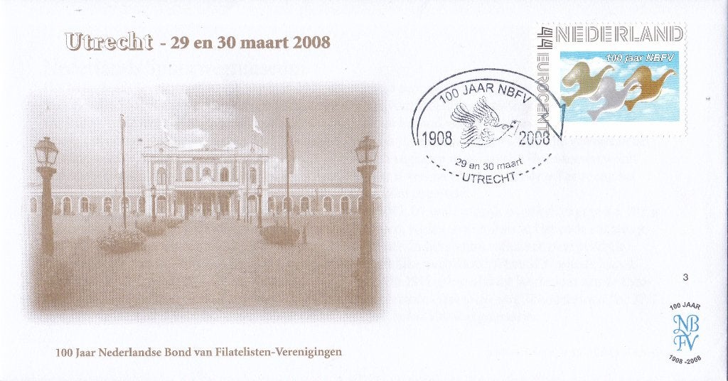 100 jaar NBVF – Utrecht – 29-30 maart 2008, Verzenden, Envelop