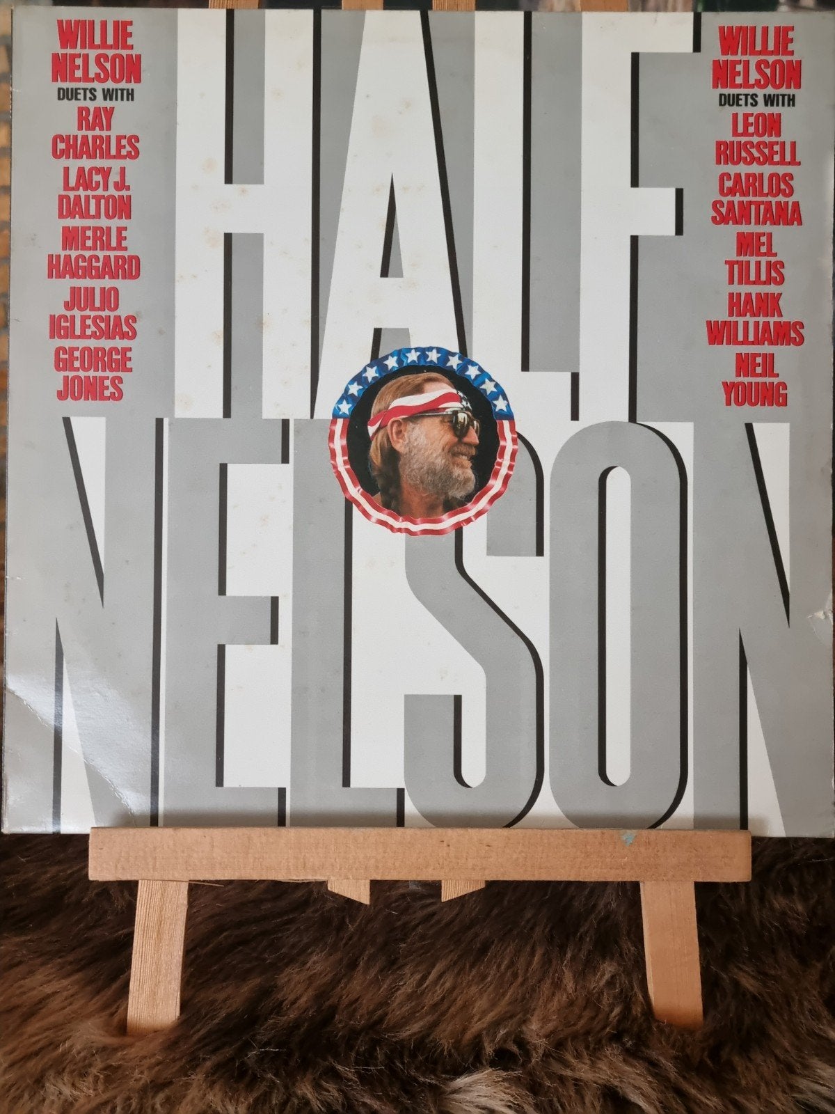 Willie Nelson - Half Nelson (LP, 1985), Ophalen of Verzenden, Gebruikt