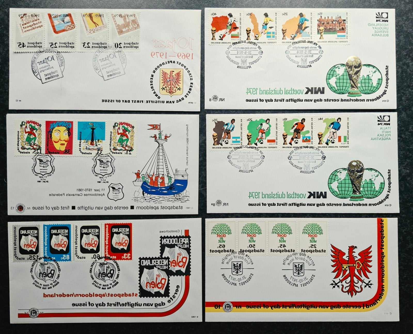 Apeldoorn Eerste Dag van Uitgifte, Postzegels en Munten, Postzegels | Eerstedagenveloppen, Ophalen of Verzenden, Nederland