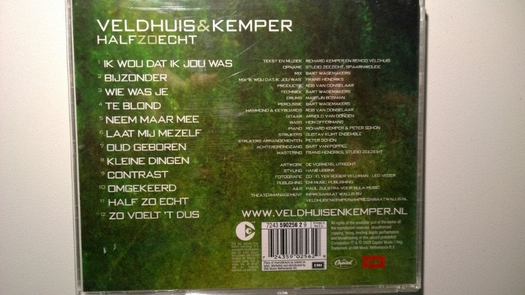 Veldhuis & Kemper - Half Zo Echt, Ophalen of Verzenden, Zo goed als nieuw, Pop, Album