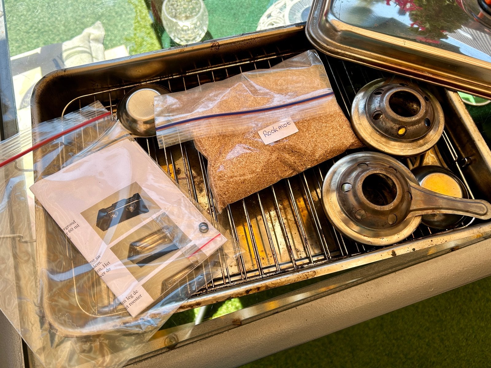 Rookoventje tafelmodel zonder zwart onderstelletje, Witgoed en Apparatuur, Ovens, Ophalen, Gebruikt, Minder dan 45 cm