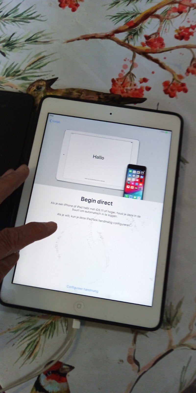 iPad Air 16GB Zilver Wifi met accessoires, 10 inch, Gebruikt, Wit, Apple iPad Air