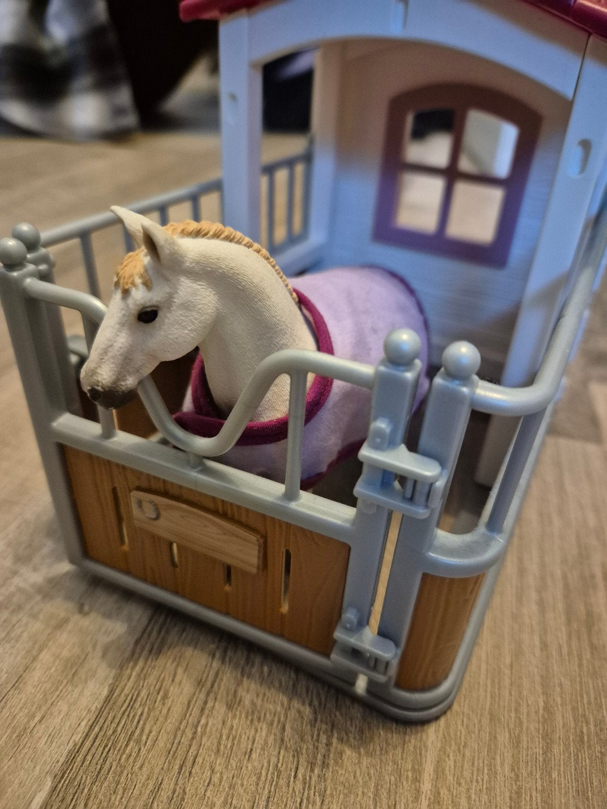 schleich stal + paard, Ophalen of Verzenden, Gebruikt, Jongen of Meisje