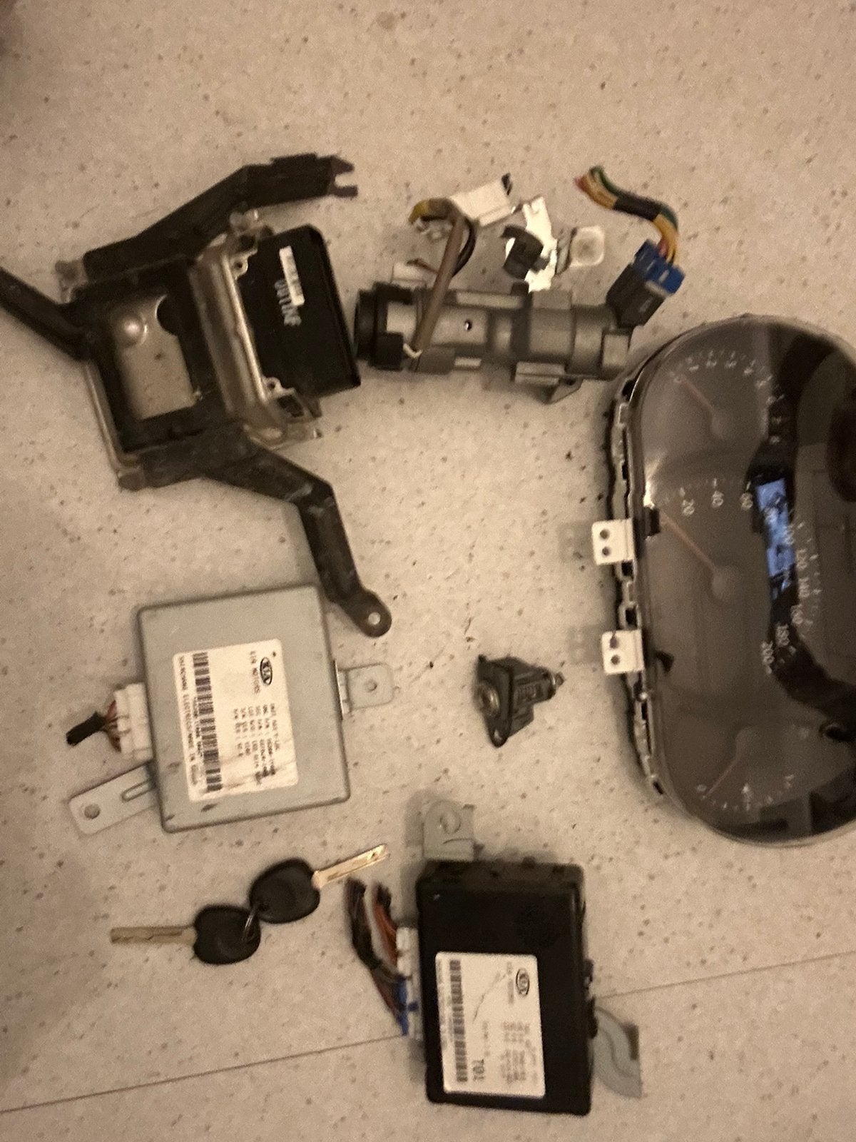 Kia picanto ecu set + sleutel, Ophalen of Verzenden, Kia