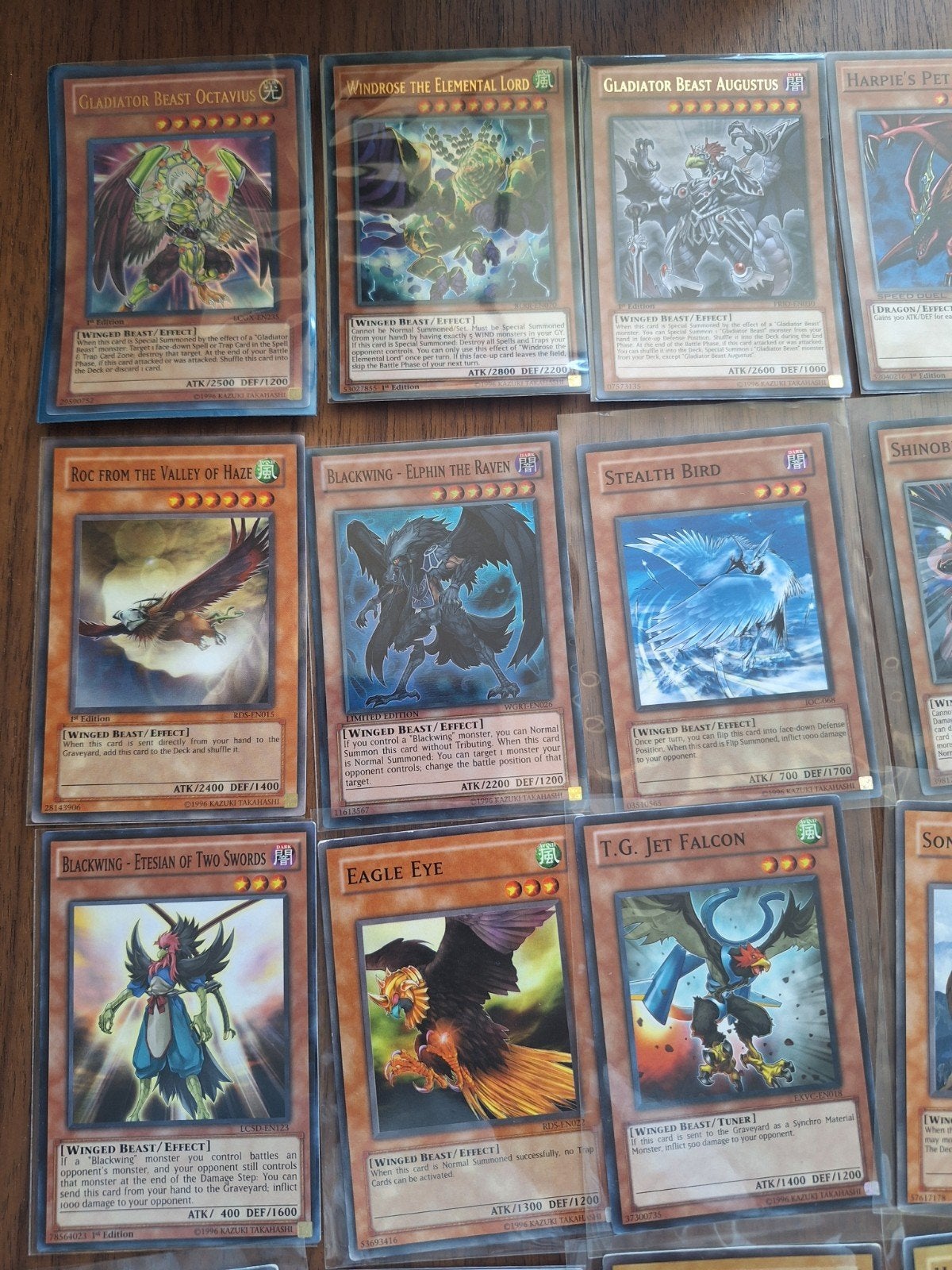 Yugioh winged beast deck, Ophalen of Verzenden, Zo goed als nieuw, Speeldeck