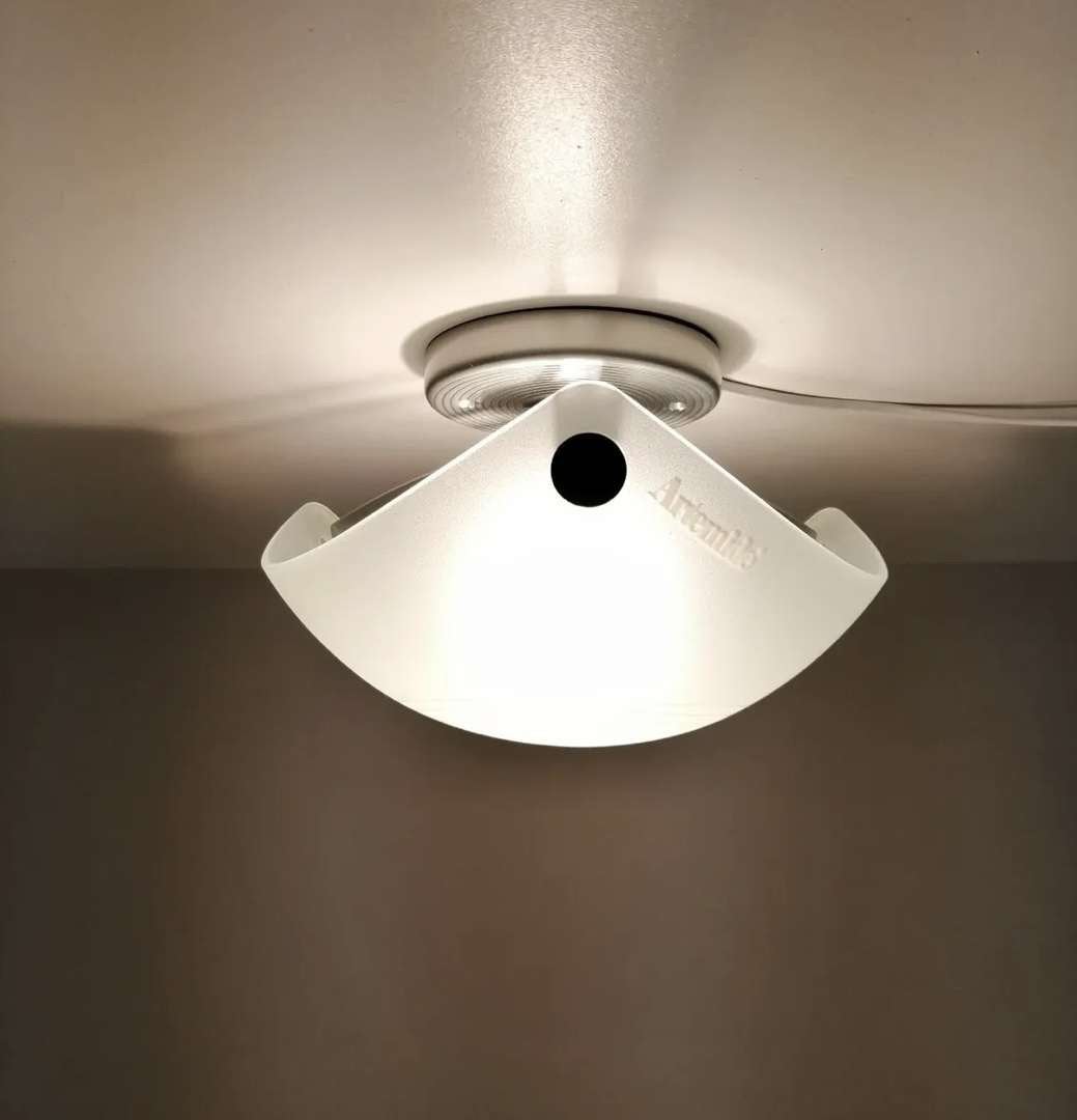 Vintage Artemide Utopia 32 Wand- of Plafondlamp, jaren '80, Ophalen