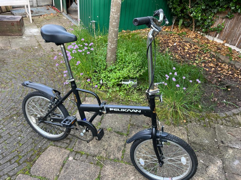 Pelikaan vouwfiets, 20 inch of meer, Gebruikt, Velgrem, Versnellingen