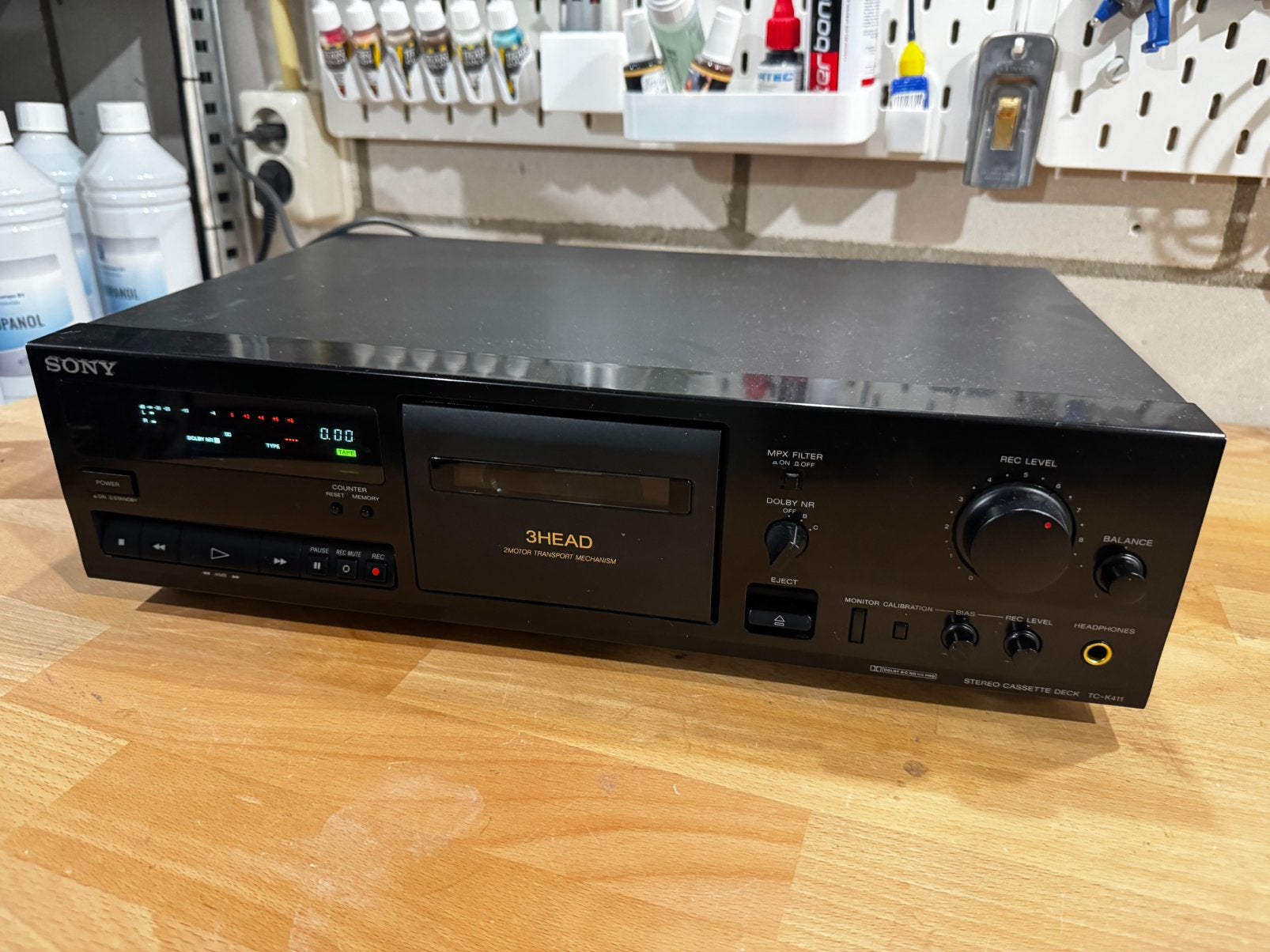Sony TC-K411 cassette deck, Audio, Tv en Foto, Cassettedecks, Ophalen, Sony