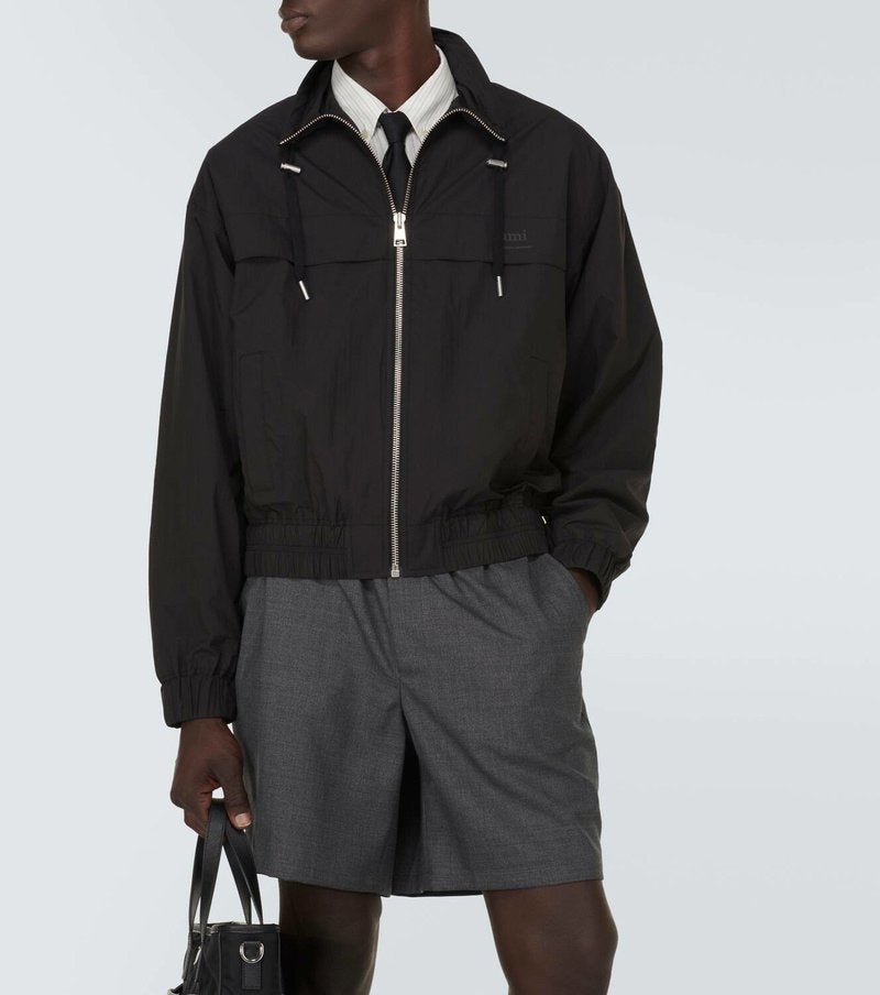 Ami Paris Zomerjas Zwart - Maat L/M, Ophalen of Verzenden, Zo goed als nieuw, Maat 52/54 (L), Zwart