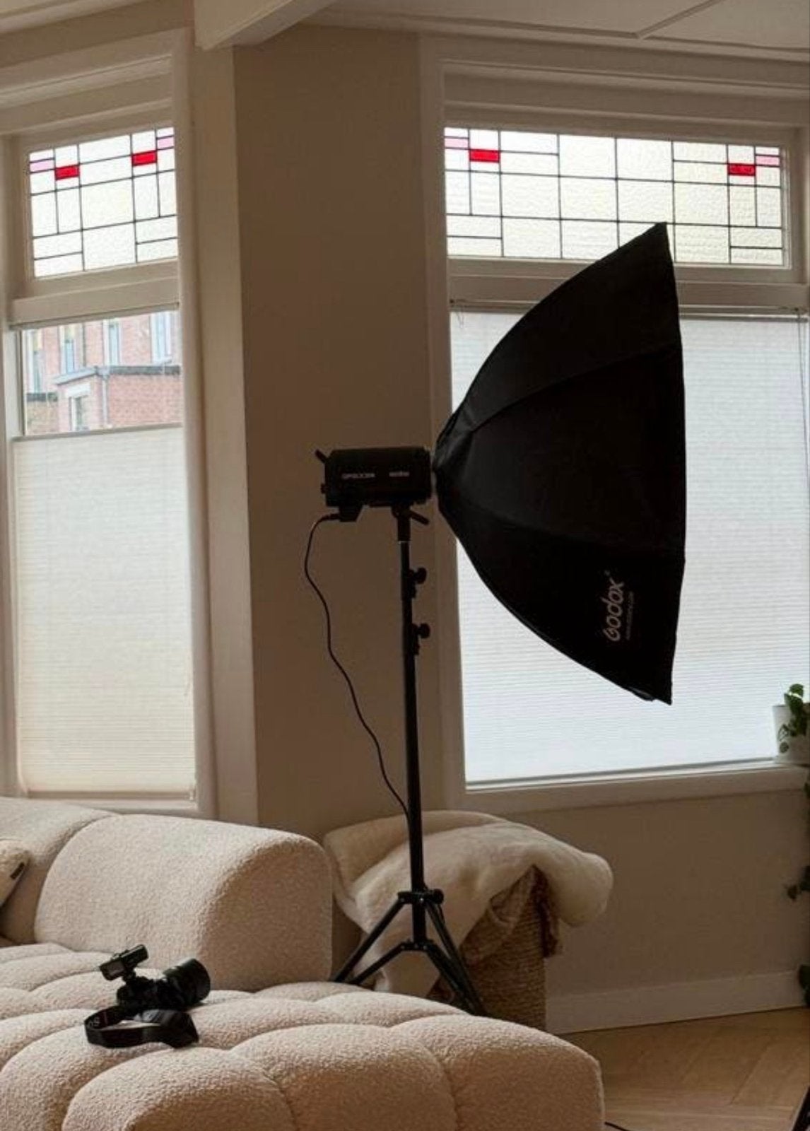 Godox Softbox met Statief - Perfect voor Studiofotografie, Ophalen, Zo goed als nieuw
