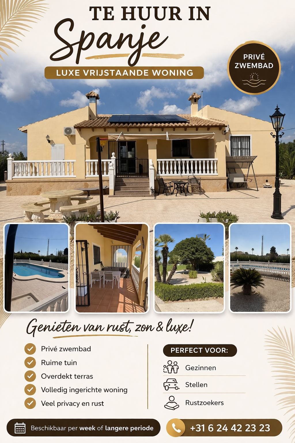 Vakantie villa te huur in spanje  Callosa de Segura (Alic), Vakantie, Vakantiehuizen | Spanje, Zwembad