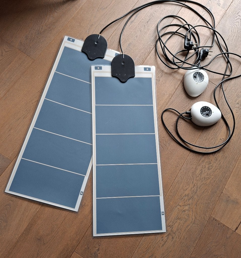 2 carbon Heater waterbed verwarmingselementen, Huis en Inrichting, Ophalen, Gebruikt, Eenpersoons, Solo-systeem