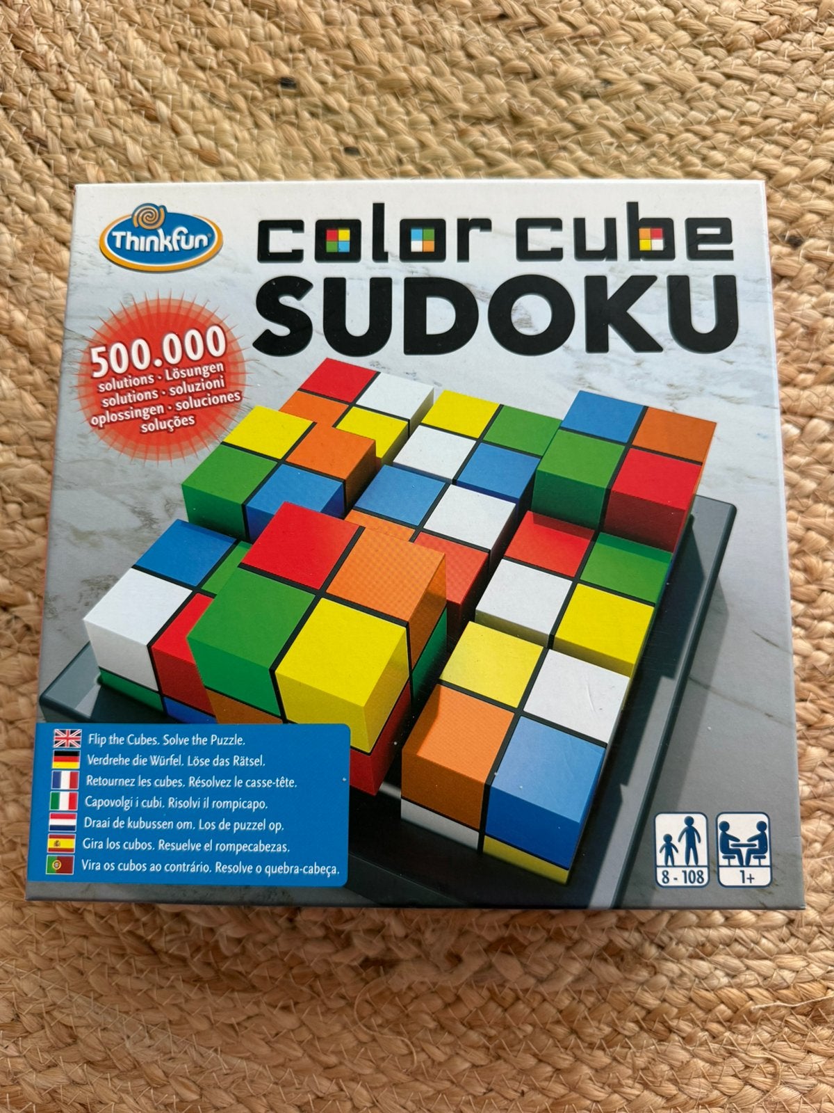 Te koop: Color Cube Sudoku - Denkspel met 500 oplossingen!, Ophalen of Verzenden, Zo goed als nieuw, Rubik's of 3D-puzzel