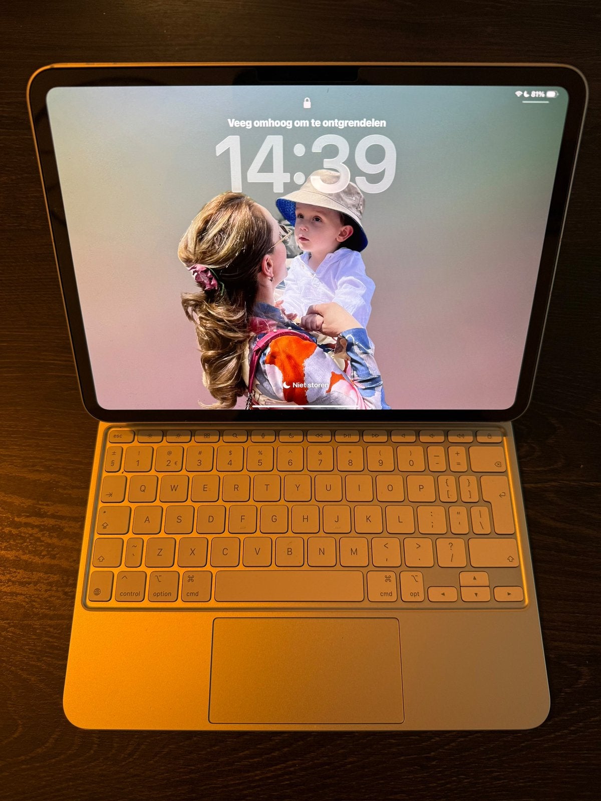 Foto 2 van iPad Pro 11 M4 256GB Cellular (5G)  + Magic Keyboard