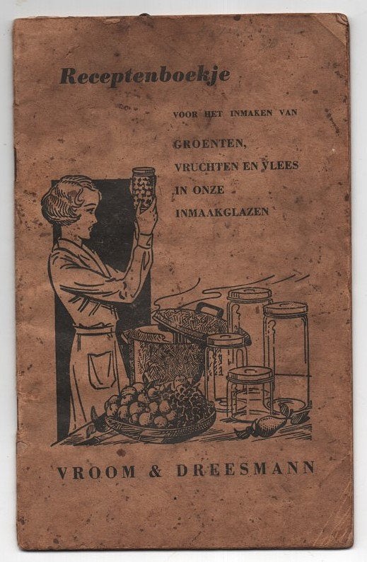 Vroom & Dreesmann ~ Receptenboekje ~ Inmaken ~ ca. 1950, Boeken, Verzenden, Gelezen, Nederland en België, Overige typen