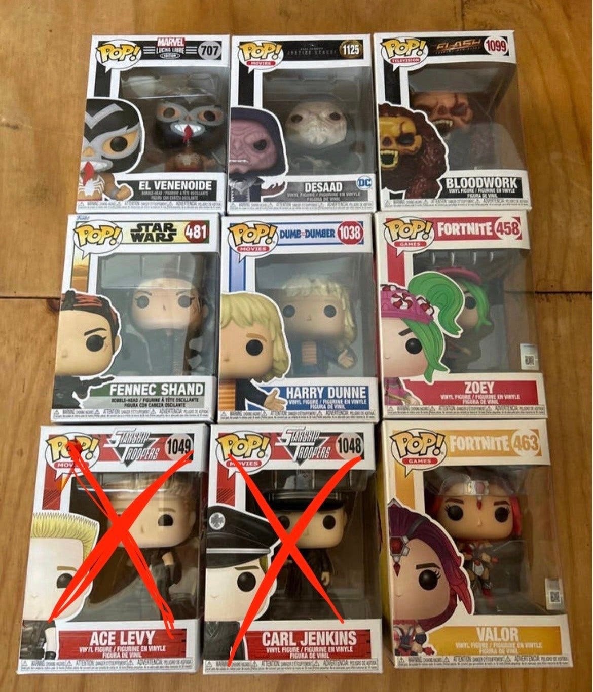 Diverse Funko Pop! figuren (exclusief Starship Troopers), Ophalen of Verzenden, Nieuw