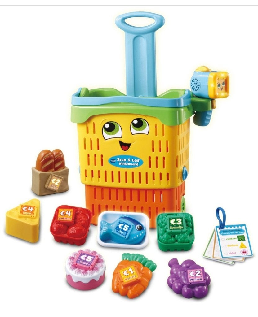 V tech scan en leer winkelmand, Kinderen en Baby's, Ophalen, Zo goed als nieuw, 2 tot 4 jaar