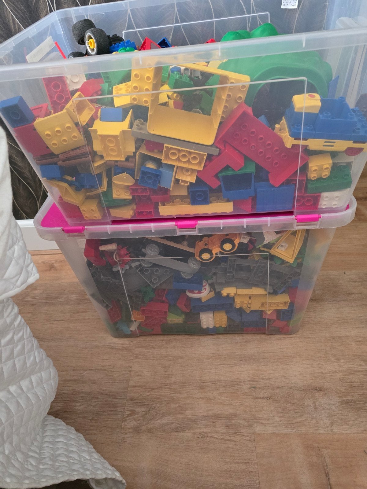 2 grote boxen vol lego duplo, Ophalen of Verzenden, Gebruikt, Duplo
