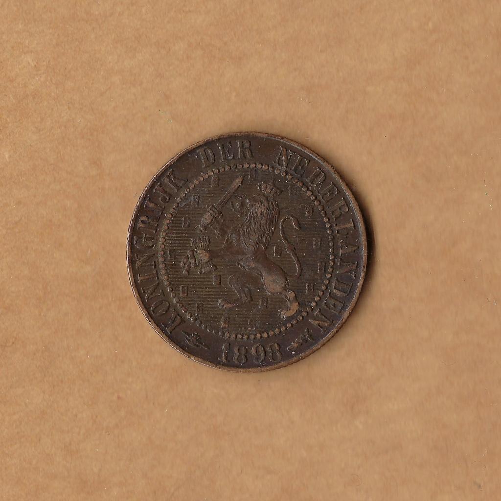 2 1/2 cent 1898 Wilhelmina, Ophalen of Verzenden, Koningin Wilhelmina, Overige waardes, Losse munt
