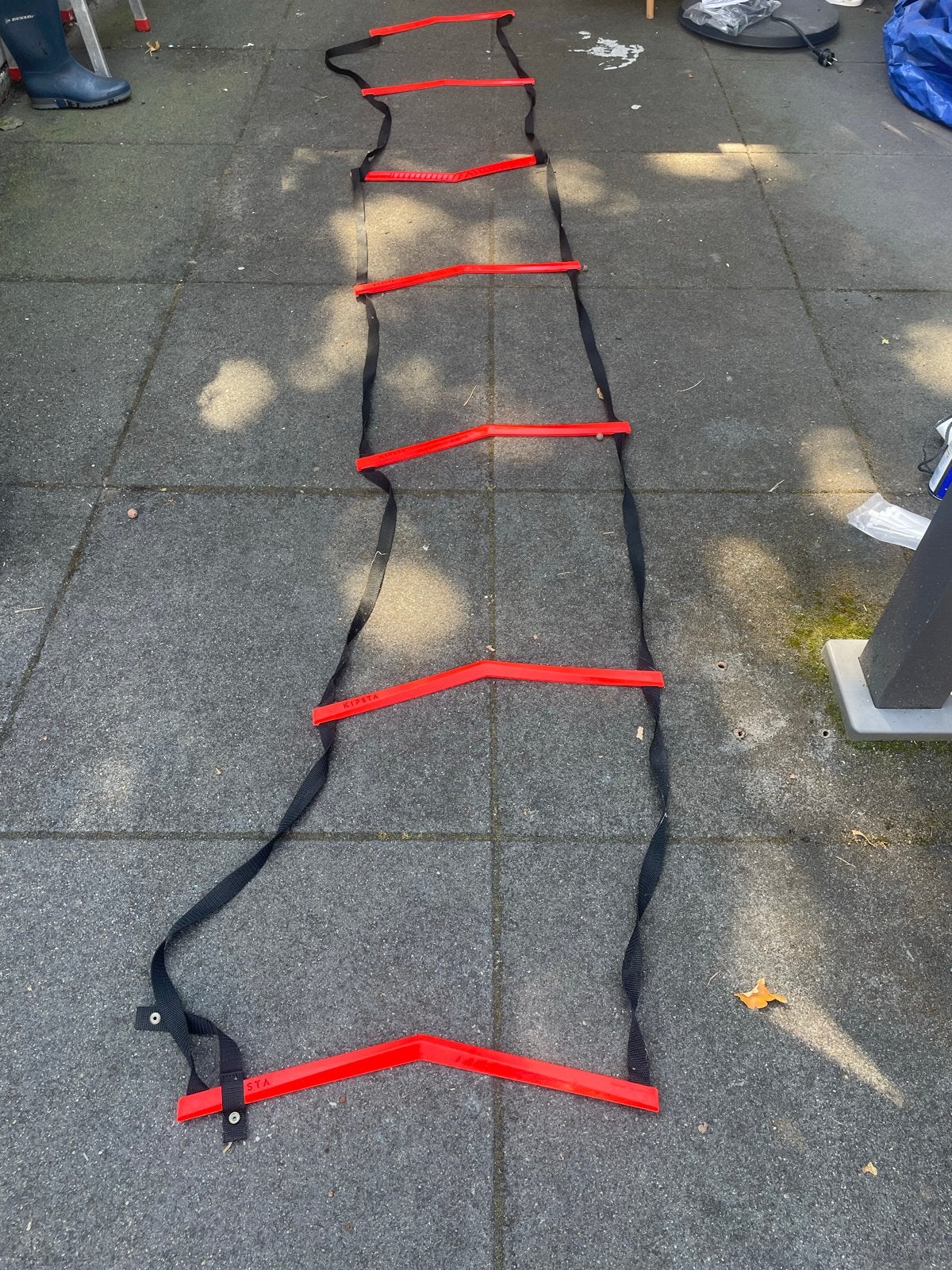 Kipsta agility ladder met pionnen, Sport en Fitness, Ophalen, Gebruikt
