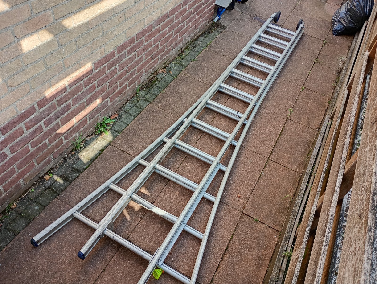 Reformladder 2x12 (Little Jumbo/Maxall), Ophalen, Gebruikt, Ladder, Opvouwbaar of Inschuifbaar