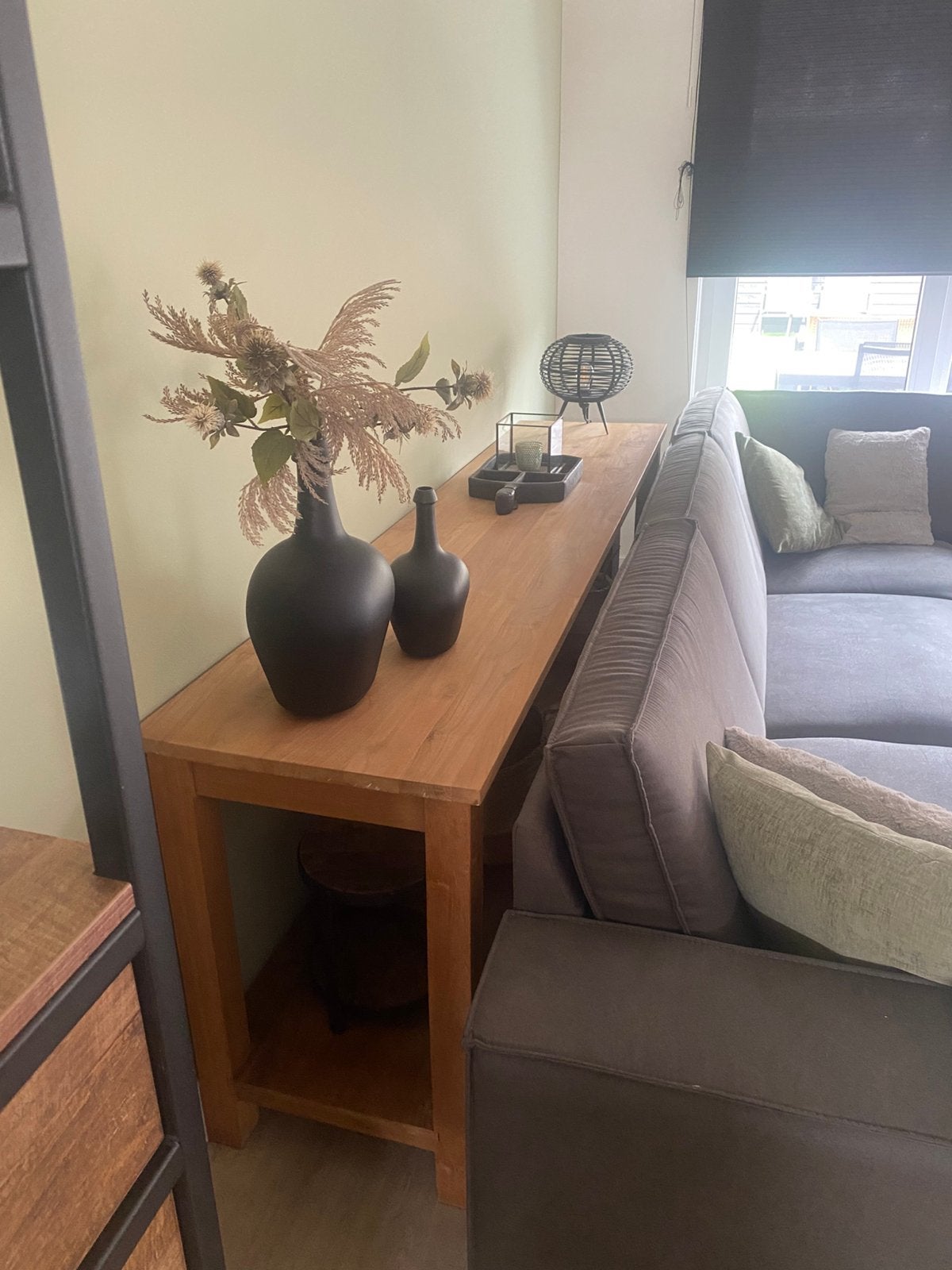 Teak houten side table, Huis en Inrichting, Ophalen