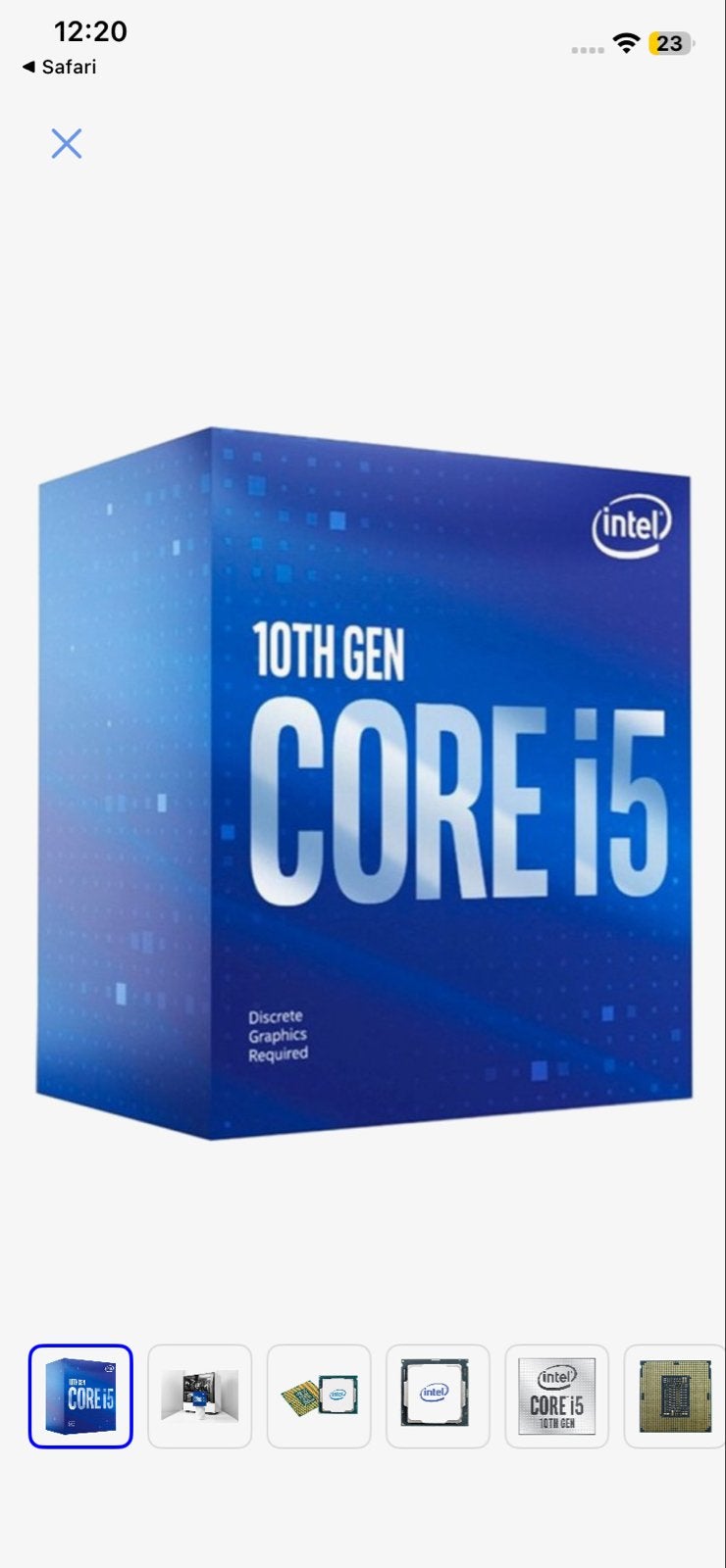 Intel Core i5 10e generatie processor, Computers en Software, Processors, Ophalen of Verzenden, Nieuw