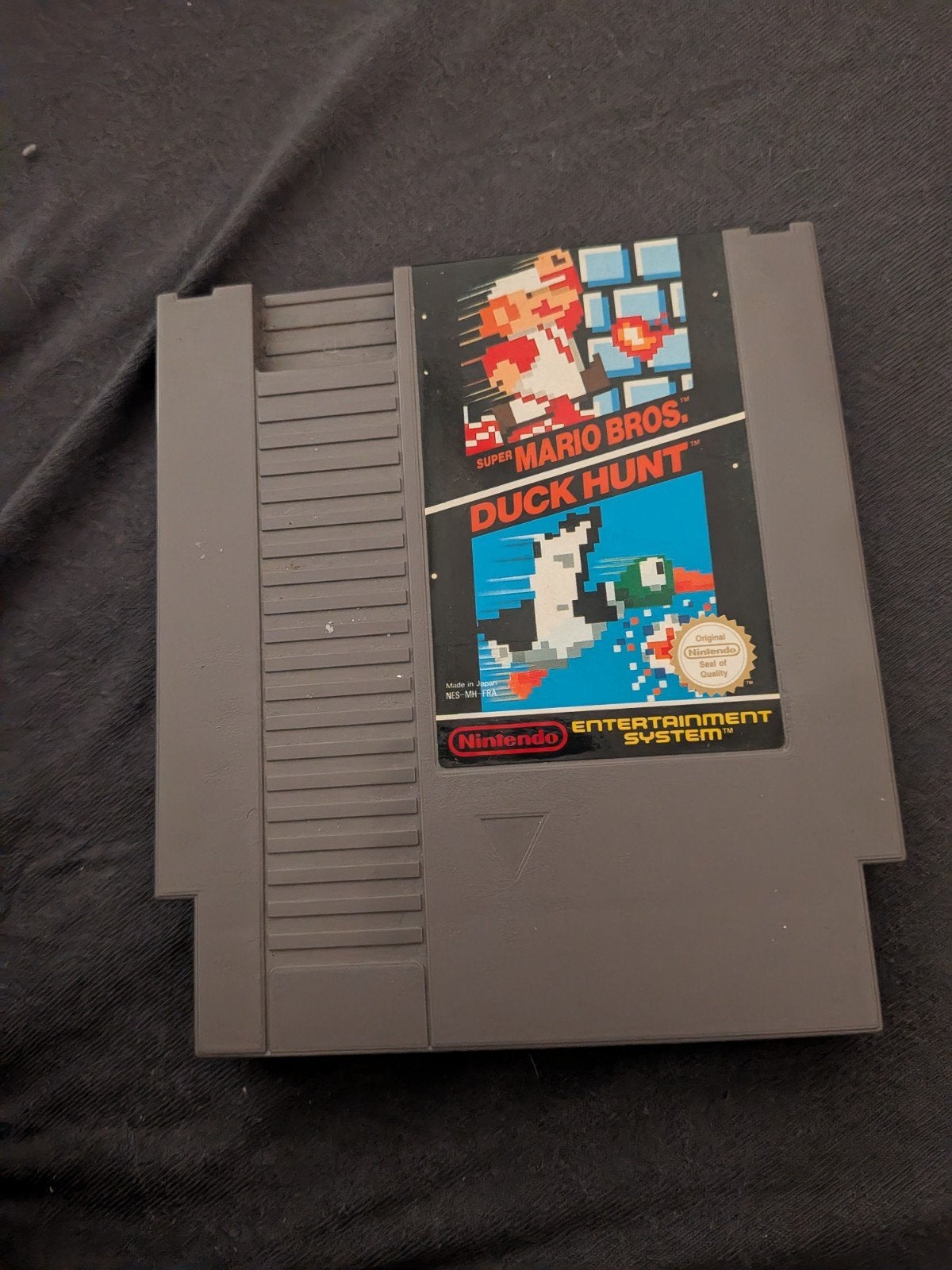 Super Mario Bros. / Duck Hunt NES Game Cartridge, Spelcomputers en Games, Games | Nintendo NES, Gebruikt, 1 speler, Eén computer