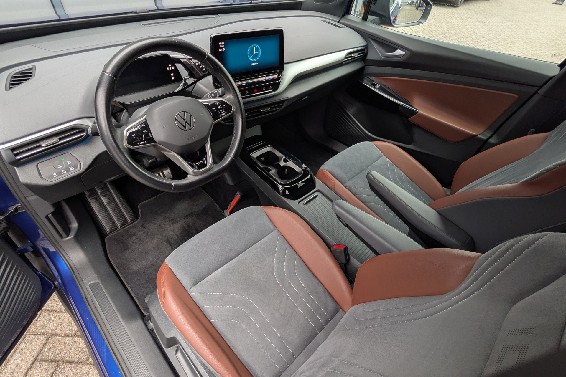 Volkswagen ID.4 First 77kWh SOH 87% Trekhaak Warmtepomp, Auto's, Volkswagen, Automaat, Dealer onderhouden, Gebruikt, Met garantie (alle)