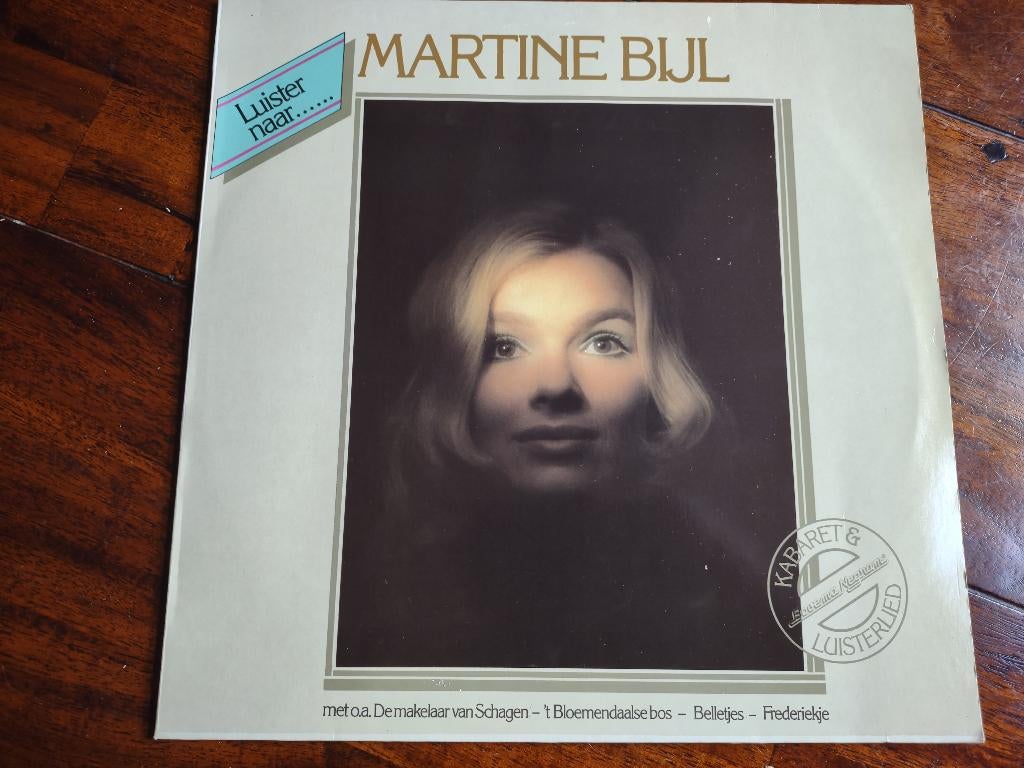 LP - Luister naar ..... Martine Bijl, Ophalen of Verzenden, Zo goed als nieuw, Overige formaten, Pop