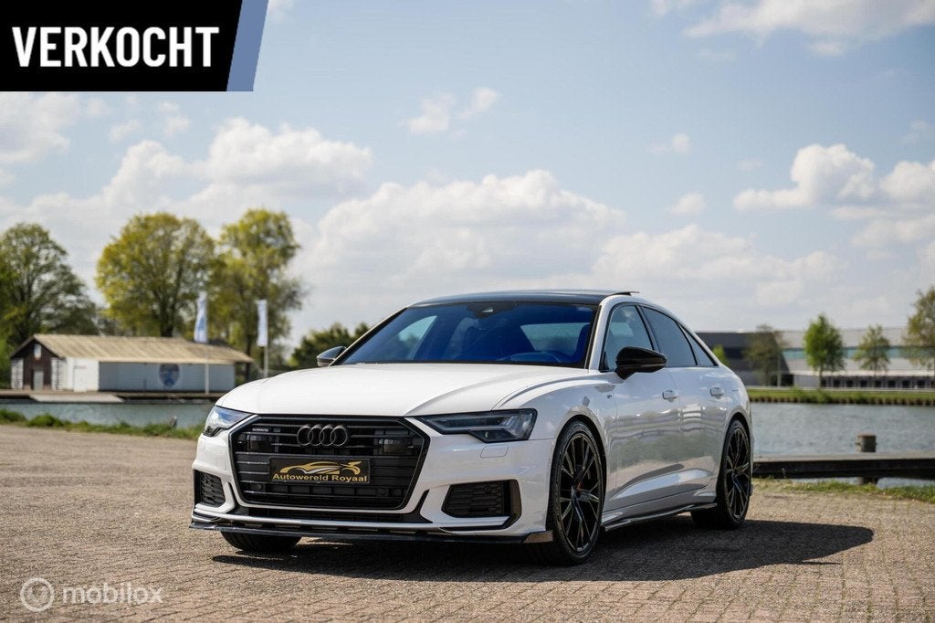 Dikke Audi A6 55 TFSI e *Quattro*Competition*, Gebruikt, Euro 6, 4 cilinders, Wit