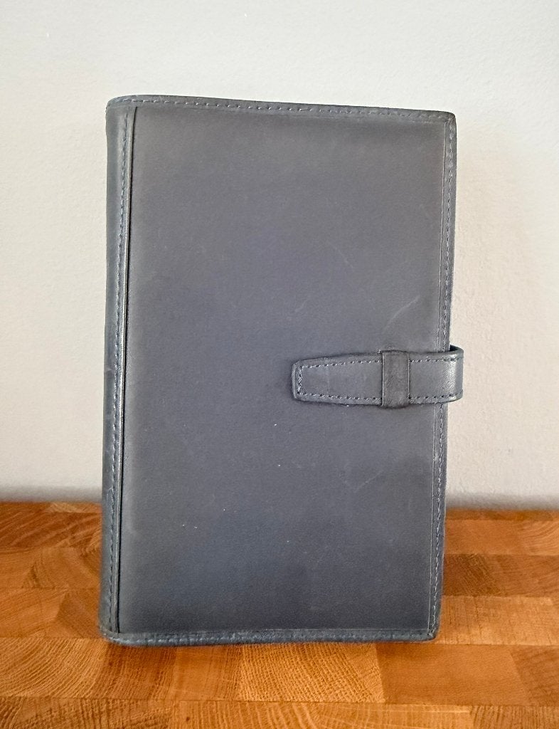 Fossil Blauw Leren Notitieboek, Diversen, Notitieboeken, Ophalen, Nieuw